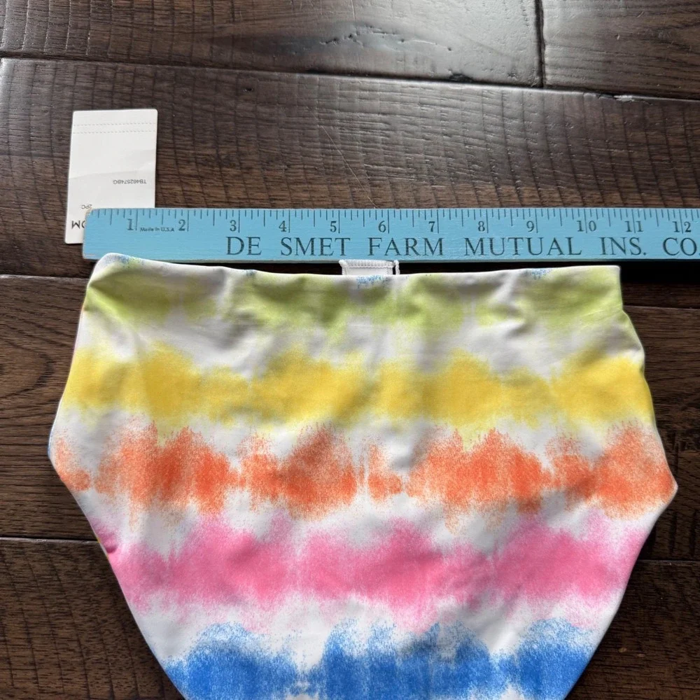 NWT Nordstrom Bikini‎ Bottom Lot 2 Melrose and Market T&B Floral Tie Dye Size 10